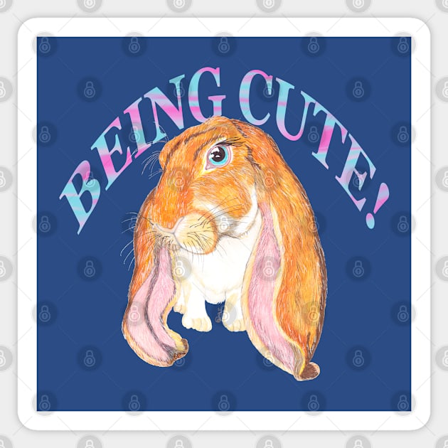 ENGLISH LOP BEING CUTE Sticker by BeritValk